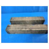 (2) 2"x2"x12"  Raw woodworking blanks,