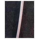 22" .925 Silver SNAKE CHAIN Necklace