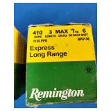 Remington Express Long Range .410 bore shotgun shell boxes