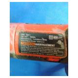 This is a Black & Decker angle grinder, likely a model in the 4-1/2 or 5-inch range