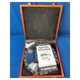 This is an Avanti Pro 8" x 24T Stacked Dado Set in a wooden case.