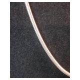 22" .925 Silver SNAKE CHAIN Necklace