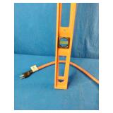 4 foot level and  heavy-duty 3-way extension cord splitter,