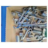 Large lot of wrenches and sockets