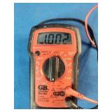 Gardner Bender GDT-3190 Digital Multimeter featuring a red housing with a protective black rubber boot.