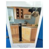This is a Lasko 48" Ultra Air space-saving tower fan in black