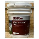 *Behr Exterior Barn & Fence Paint 5 Gallons