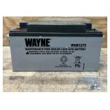 Wayne 75 Amp Hour Maintenance-Free Battery Msrp $276.99