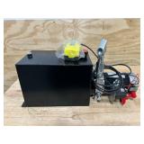 NorTrac 12 Volt DC Power Unit with Emergency Hand Pump, Single Acting, Dump Trailer (untested, sold as is)