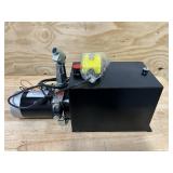 NorTrac 12 Volt DC Power Unit with Emergency Hand Pump, Single Acting, Dump Trailer (untested, sold as is)