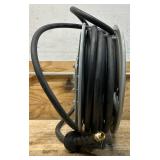 Klutch Auto-Rewind Air Hose Reel with 1/2in. x 50ft. Rubber Hose, 300 PSI #73429 Msrp $149.99