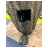 3-Tier Cascading Tree Bark Fountain with LED Lights MSRP $456 (read description)