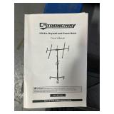Strongway Drywall Hoist, 15ft. Lift, 150-Lb. Capacity, 360  Rotating Platform, Holds Panels Up to 4ft. x 16ft. (Read description)