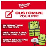 Small/Medium Yellow Class 3 High Visibility Safety Vest with 10-Pockets and Sleeves