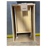 Hampton Bay Recessed Panel 15 in. W   24 in. D   34.5 in. H Assembled Base Kitchen Cabinet in Unfinished Msrp $105.00