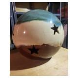 Large Ceramic Star Cutout Planter Vessel