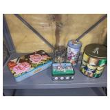 Mixed Lot of Candles, Tins & Candle Holders