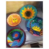 Hand-Painted Ceramic Decor Assortment (Lot of 10)