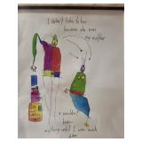 StoryPeople Brian Andreas 1997 Framed Print - I Didn