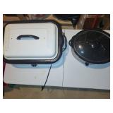 Rival Crock-Pot Slow Cooker & Hamilton Beach 18 Qt Roaster Oven (Lot of 2)