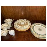 Vintage Lenox China Lot Monticello Mystic Platters Plates Cups