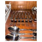 Oneida Michelangelo Stainless Flatware Lot Mixed Pieces Serving Utensils