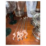 Mixed Barware Glass Lot Pitcher Shaker Margarita Glasses Novelty