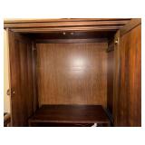Traditional Cherry Finish Entertainment Armoire Cabinet 42x73x23