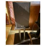 Polk Audio Speakers on Stands Plus Insignia Speaker Mixed Lot