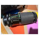 Vintage Manual Focus Zoom Telephoto Lens to 200mm w/ Case Filter