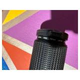 Vintage Manual Focus Zoom Telephoto Lens to 200mm w/ Case Filter
