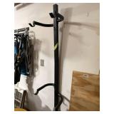 Freestanding 2-Bike Floor Storage Stand Black Metal Garage Rack
