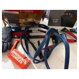 Mixed Auto Winter Emergency Lot Jumper Cables Ice Scrapers Gloves