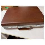 Vintage Samsonite Attache Briefcase Brown Hard Case w/ Organizer