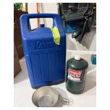 Coleman Propane Lantern Carry Case Blue Hard Plastic Camping Gear
