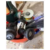 Toro Orbit Rain Bird Sprinkler Repair Parts Lot w Bucket & Tote