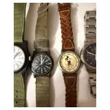 Casio Timex Bertucci Disney Wristwatch Lot of 5 As-Is Untested