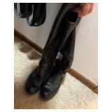 Easy Spirit Black Ankle Boots Side Zip Womenâs 7.5 M Good Condition