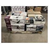 Massive Pallet of Brand Name Misc Faucets, Showers, Fixtures, Towel Bars, Bathroom Fans, Ceiling Fans, Lights, and More **Parts Only** (Great for eBay Sellers)