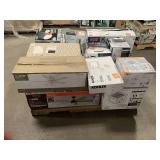 Massive Pallet of Brand Name Misc Faucets, Showers, Fixtures, Towel Bars, Bathroom Fans, Ceiling Fans, Lights, and More **Parts Only** (Great for eBay Sellers)