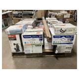 Massive Pallet of Brand Name Misc Faucets, Showers, Fixtures, Towel Bars, Bathroom Fans, Ceiling Fans, Lights, and More **Parts Only** (Great for eBay Sellers)