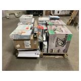 Massive Pallet of Brand Name Misc Faucets, Showers, Fixtures, Towel Bars, Bathroom Fans, Ceiling Fans, Lights, and More **Parts Only** (Great for eBay Sellers)