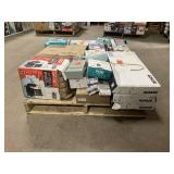 Massive Pallet of Brand Name Misc Faucets, Showers, Fixtures, Towel Bars, Bathroom Fans, Ceiling Fans, Lights, and More **Parts Only** (Great for eBay Sellers)
