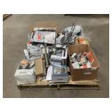 Massive Pallet of Brand Name Misc Faucets, Showers, Fixtures, Towel Bars, Bathroom Fans, Ceiling Fans, Lights, and More **Parts Only** (Great for eBay Sellers)