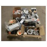Massive Pallet of Brand Name Misc Faucets, Showers, Fixtures, Towel Bars, Bathroom Fans, Ceiling Fans, Lights, and More **Parts Only** (Great for eBay Sellers)