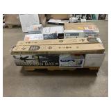 Massive Pallet of Brand Name Misc Faucets, Showers, Fixtures, Towel Bars, Bathroom Fans, Ceiling Fans, Lights, and More **Parts Only** (Great for eBay Sellers)