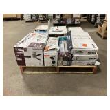 Massive Pallet of Brand Name Misc Faucets, Showers, Fixtures, Towel Bars, Bathroom Fans, Ceiling Fans, Lights, and More **Parts Only** (Great for eBay Sellers)