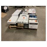 Massive Pallet of Brand Name Misc Faucets, Showers, Fixtures, Towel Bars, Bathroom Fans, Ceiling Fans, Lights, and More **Parts Only** (Great for eBay Sellers)
