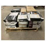 Massive Pallet of Brand Name Misc Faucets, Showers, Fixtures, Towel Bars, Bathroom Fans, Ceiling Fans, Lights, and More **Parts Only** (Great for eBay Sellers)