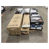 Massive Pallet of Brand Name Misc Faucets, Showers, Fixtures, Towel Bars, Bathroom Fans, Ceiling Fans, Lights, and More **Parts Only** (Great for eBay Sellers)